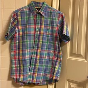 Sz: M Men’s Ralph Lauren Button Down Short Sleeve